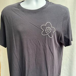 New Men’s “Sandro Paris” Navy Flower Tee Shirt